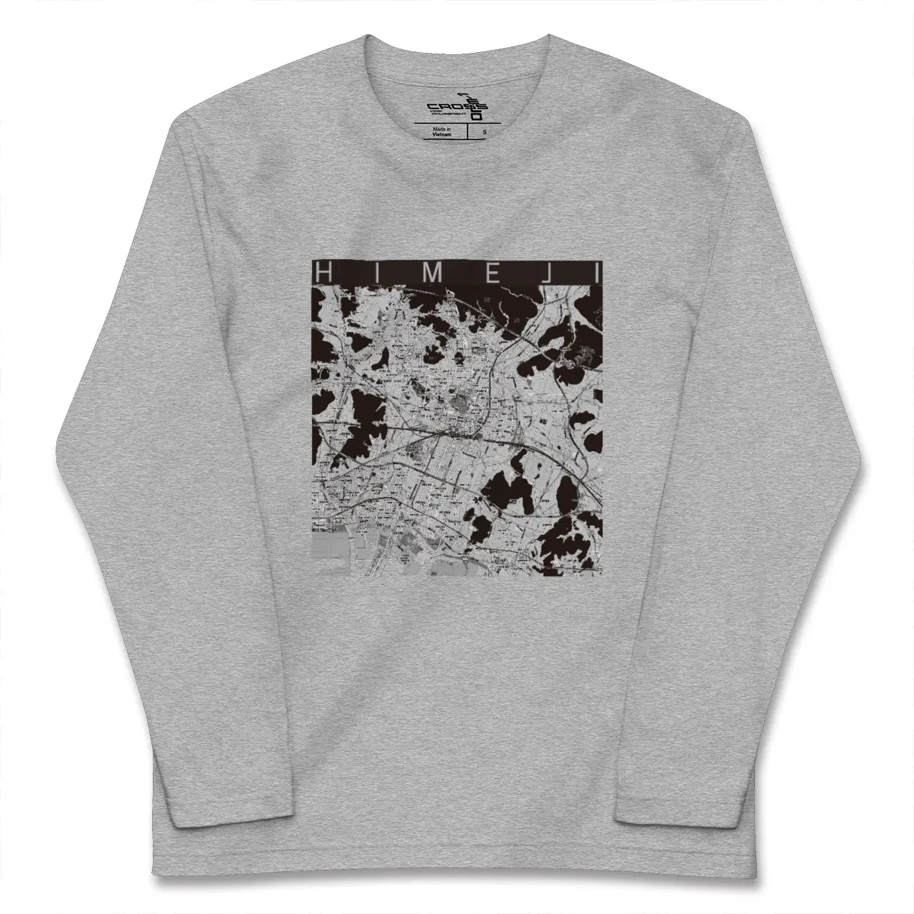 【姫路(兵庫県)】地図柄ロングスリーブTシャツ