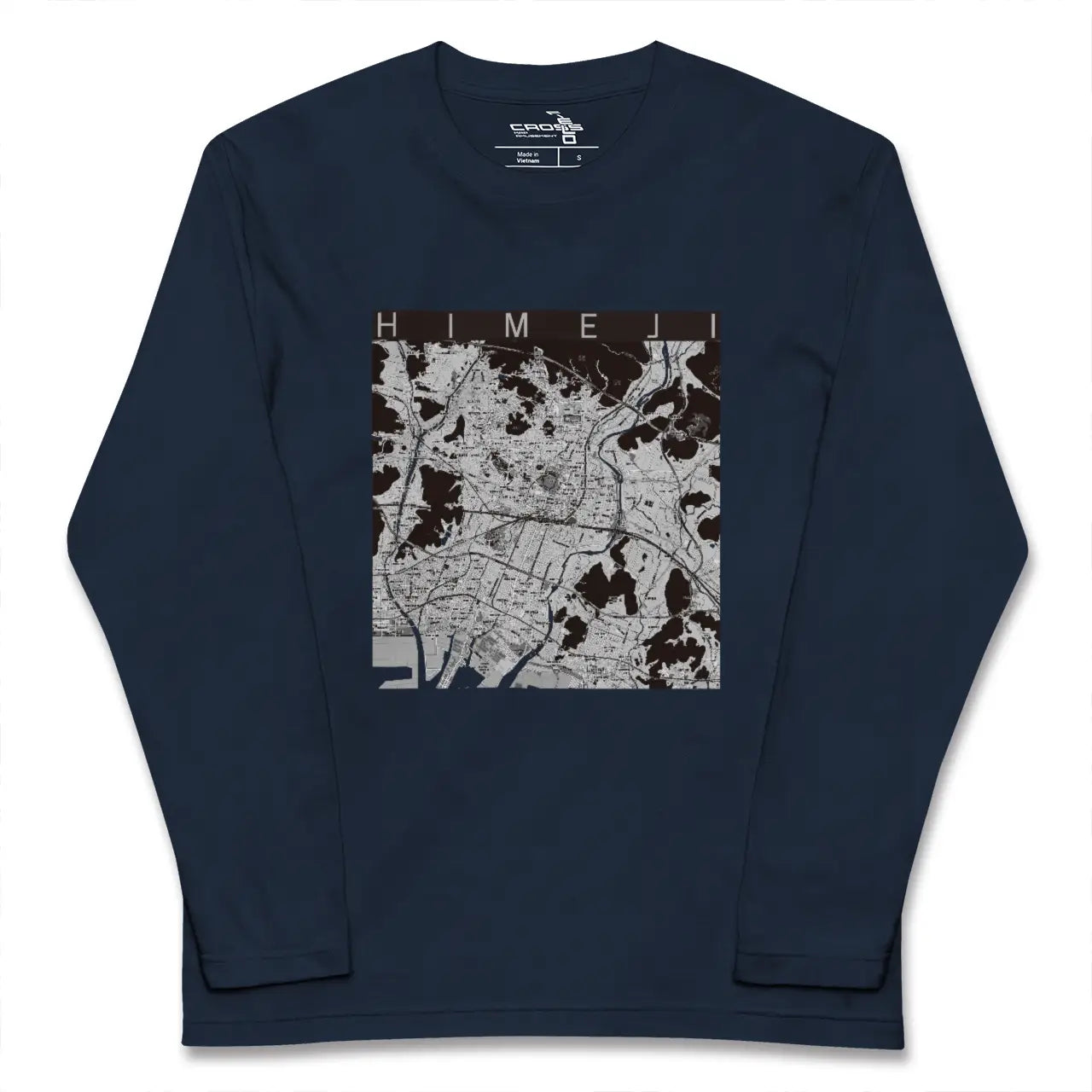 【姫路(兵庫県)】地図柄ロングスリーブTシャツ