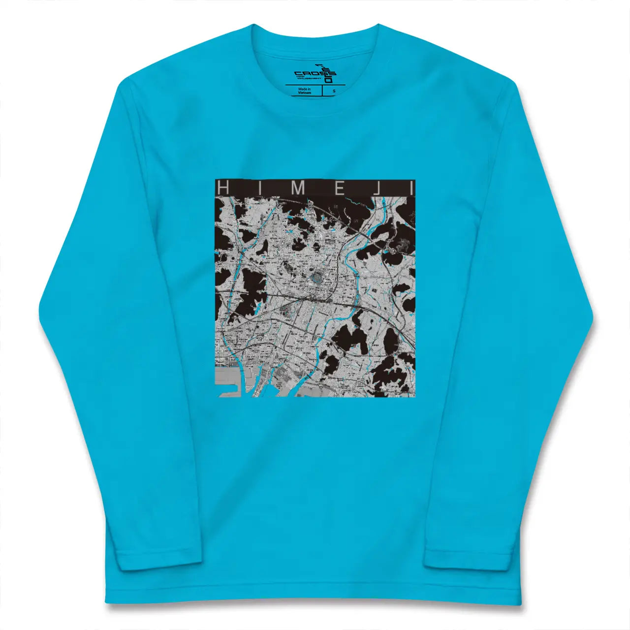 【姫路(兵庫県)】地図柄ロングスリーブTシャツ