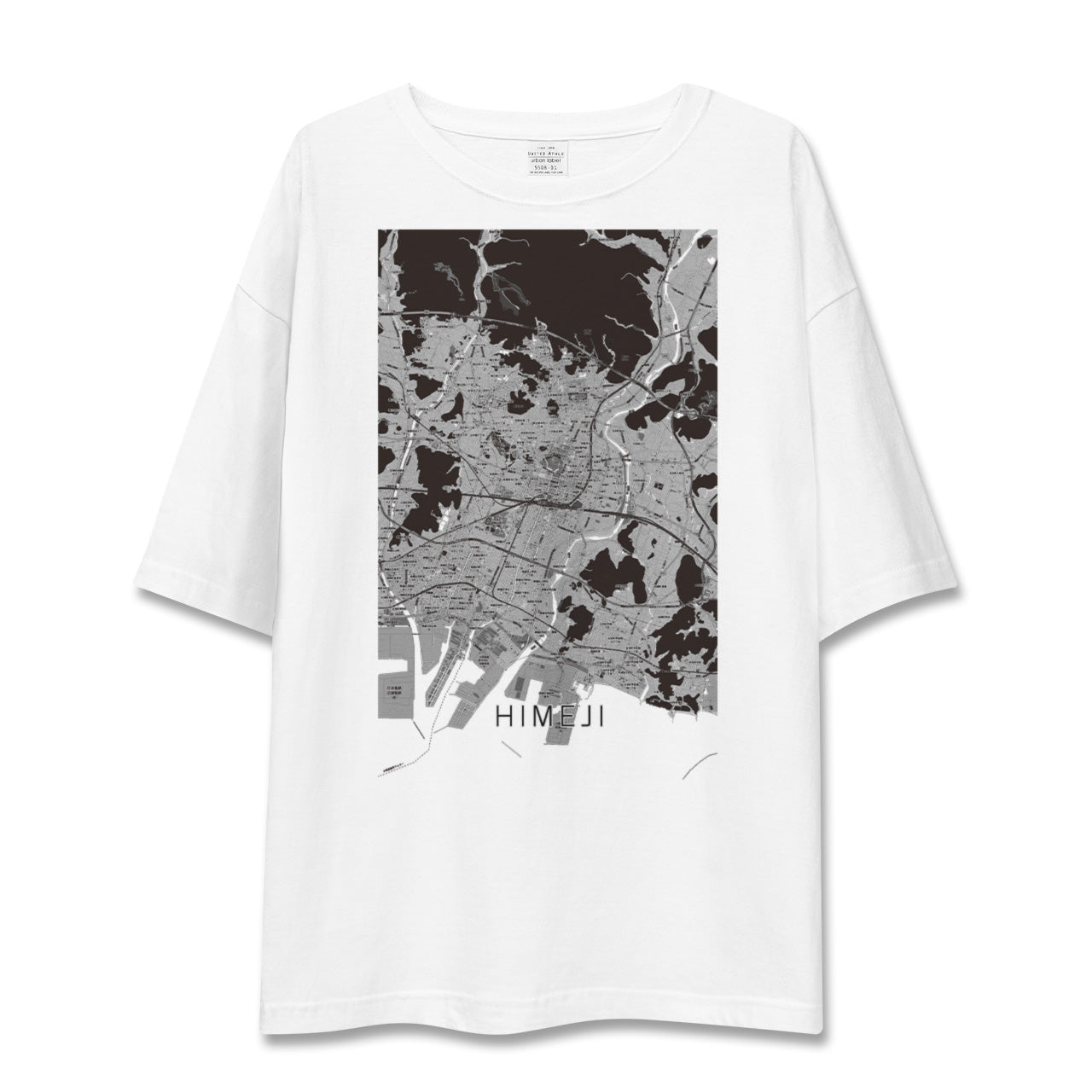 【姫路(兵庫県)】地図柄ビッグシルエットTシャツ