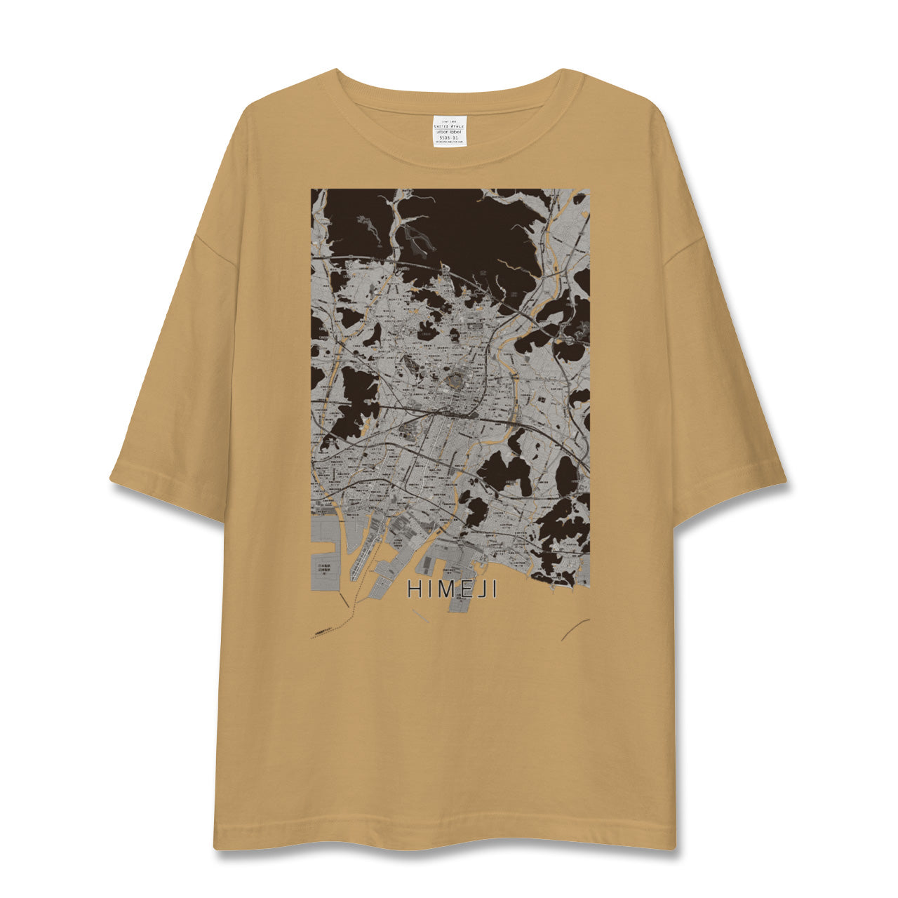 【姫路(兵庫県)】地図柄ビッグシルエットTシャツ