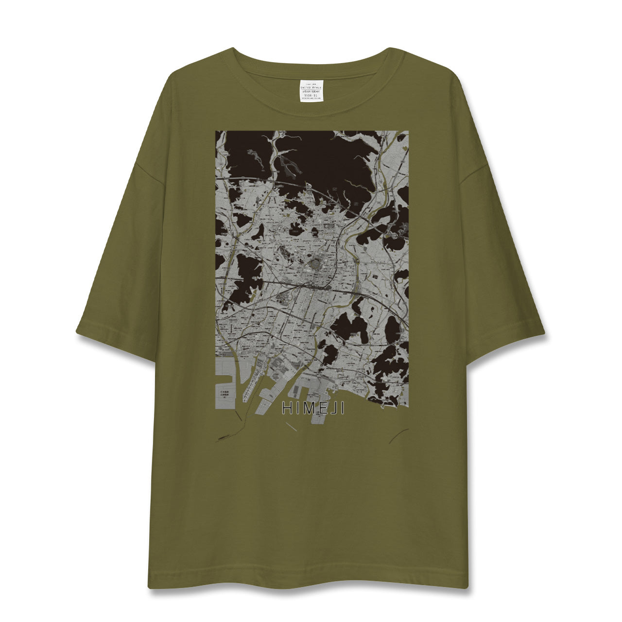 【姫路(兵庫県)】地図柄ビッグシルエットTシャツ