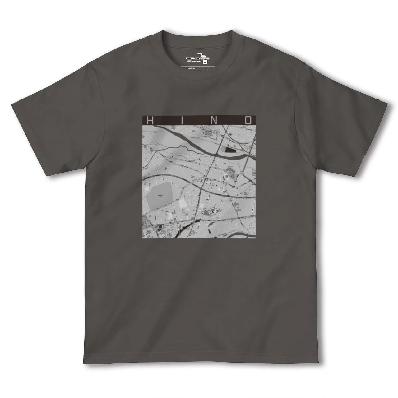 【日野(東京都)】地図柄ヘビーウェイトTシャツ