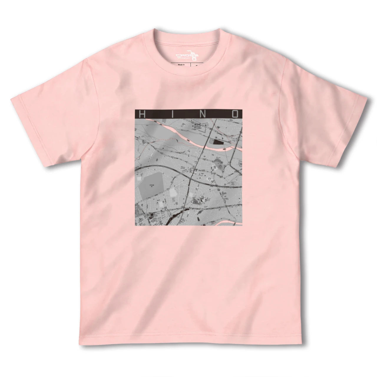 【日野(東京都)】地図柄ヘビーウェイトTシャツ