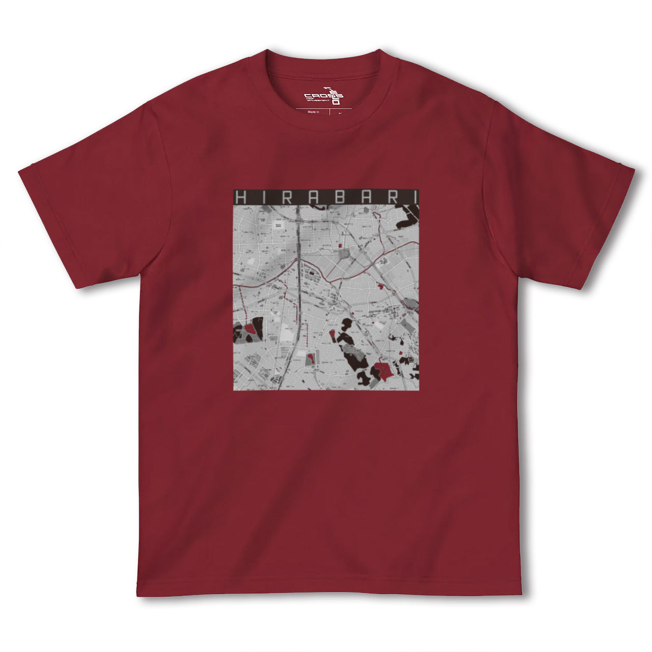 【平針(愛知県)】地図柄ヘビーウェイトTシャツ