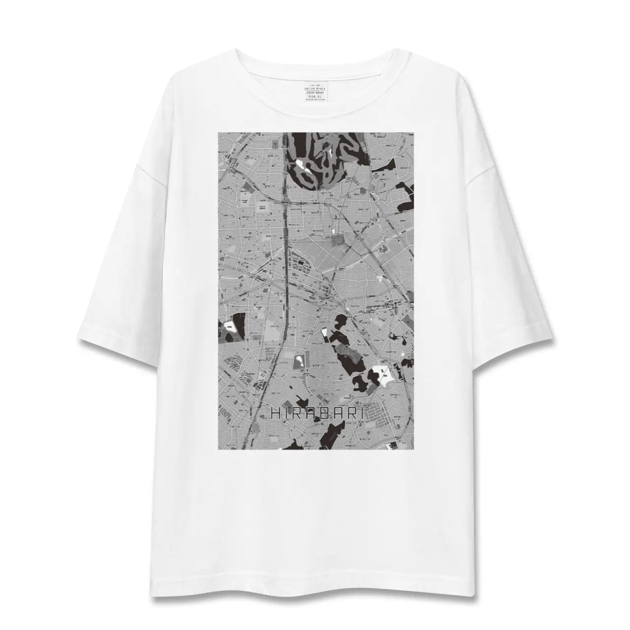 【平針(愛知県)】地図柄ビッグシルエットTシャツ