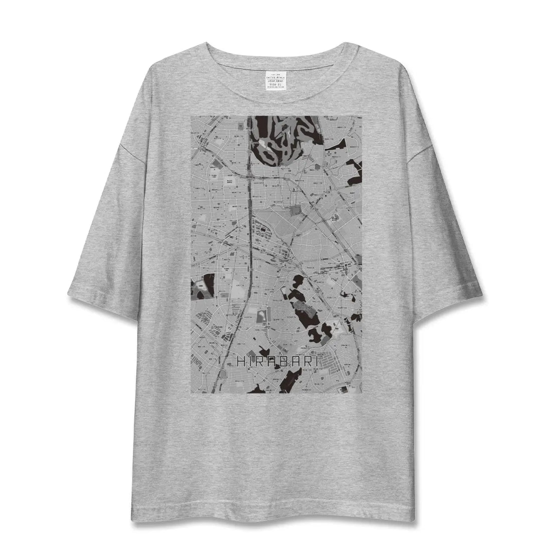 【平針(愛知県)】地図柄ビッグシルエットTシャツ
