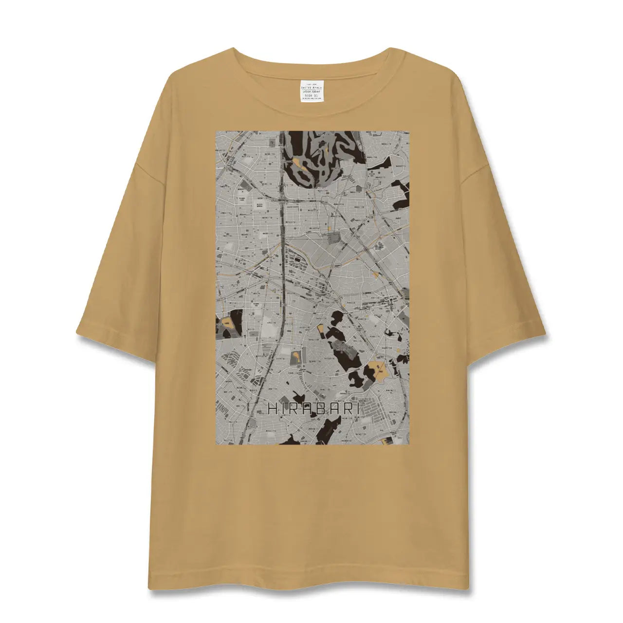 【平針(愛知県)】地図柄ビッグシルエットTシャツ