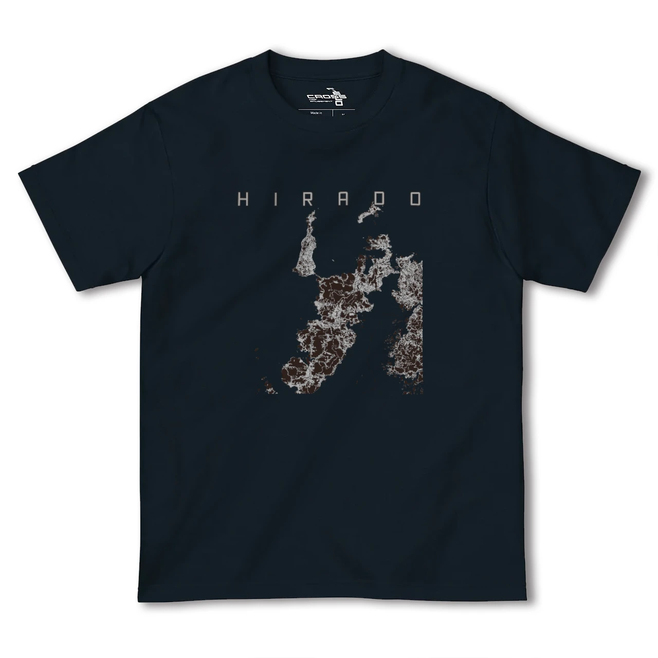 【平戸(長崎県)】地図柄ヘビーウェイトTシャツ