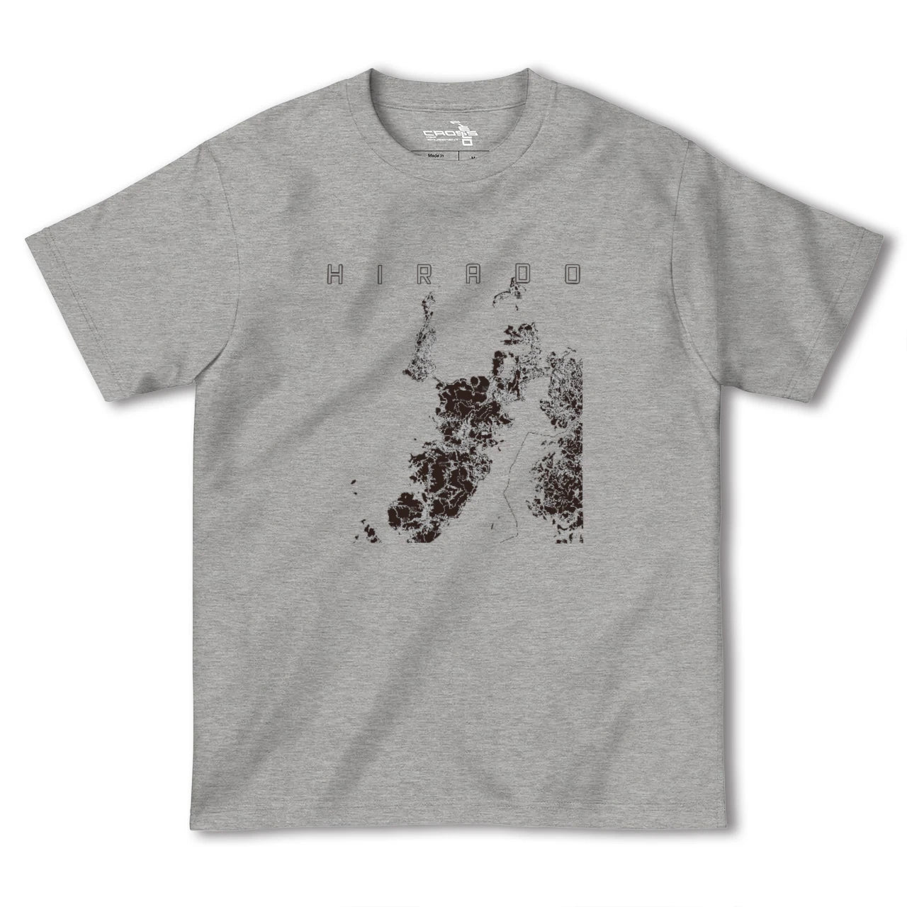 【平戸(長崎県)】地図柄ヘビーウェイトTシャツ