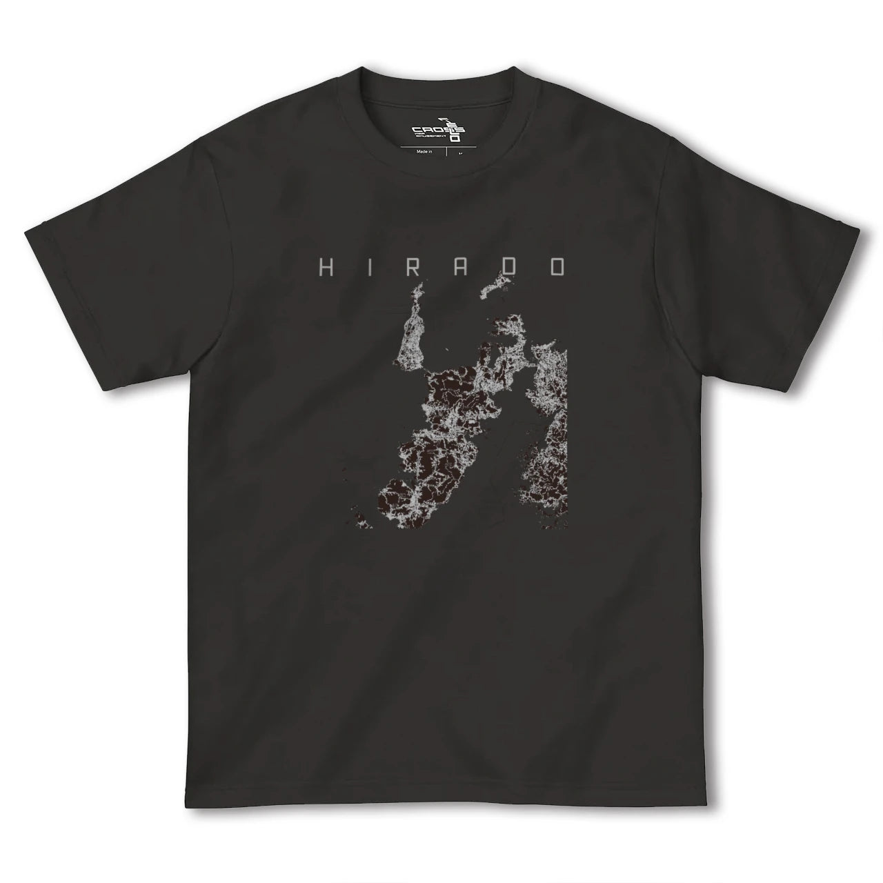【平戸(長崎県)】地図柄ヘビーウェイトTシャツ
