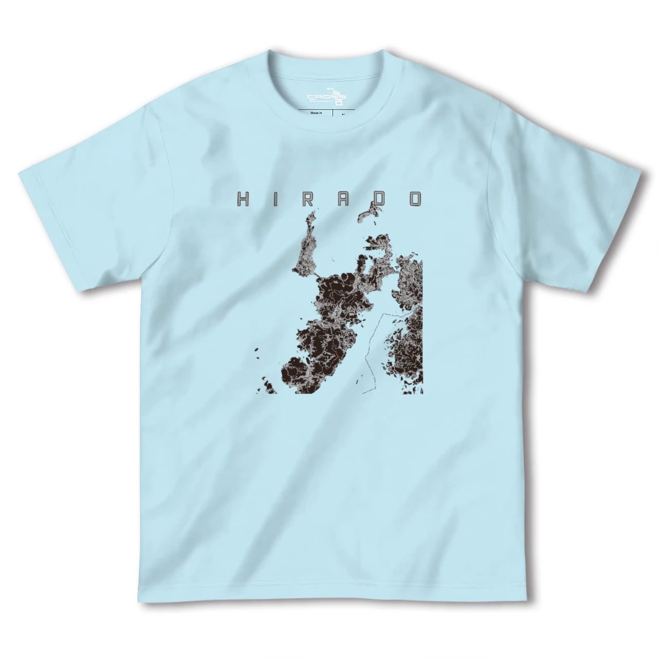 【平戸(長崎県)】地図柄ヘビーウェイトTシャツ
