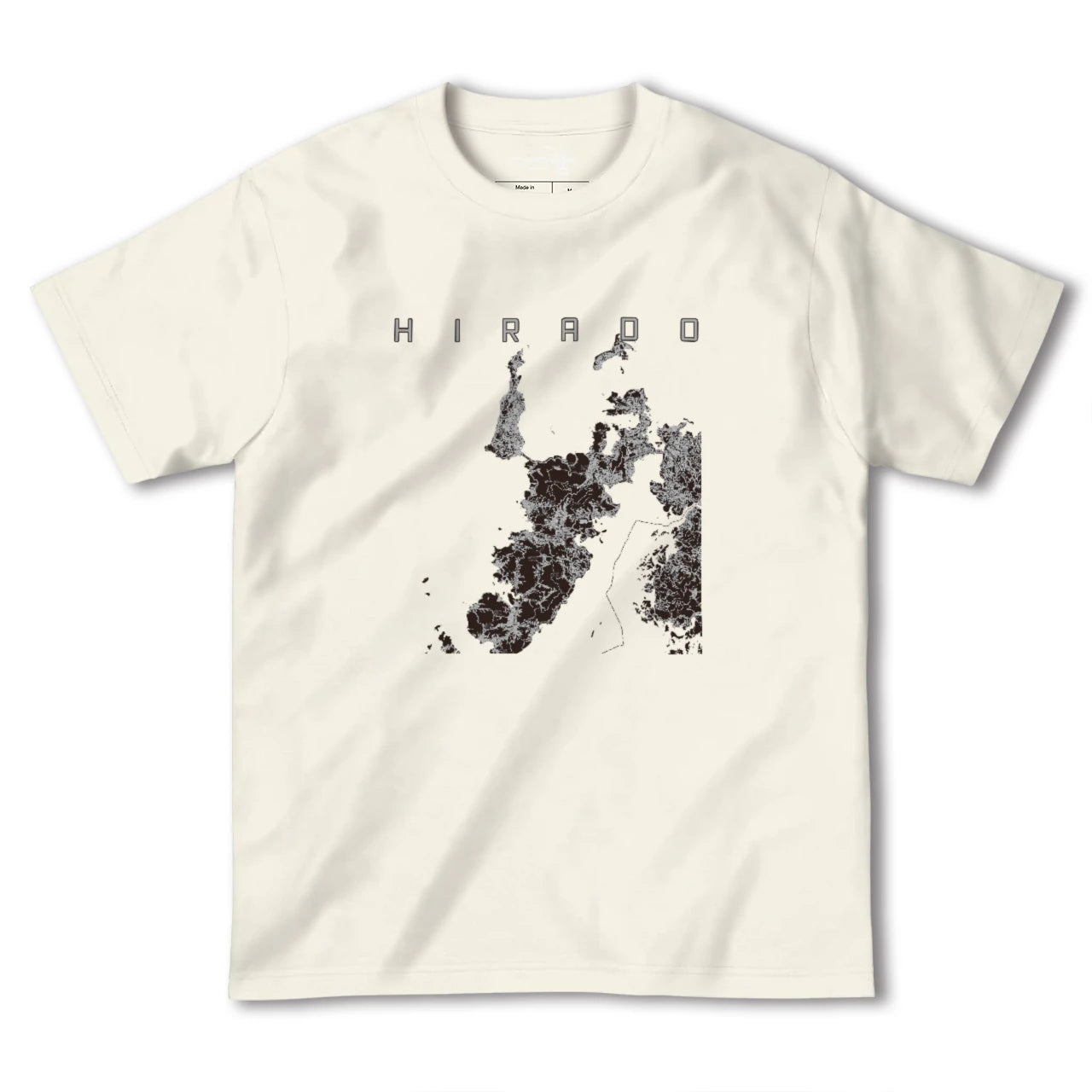 【平戸(長崎県)】地図柄ヘビーウェイトTシャツ