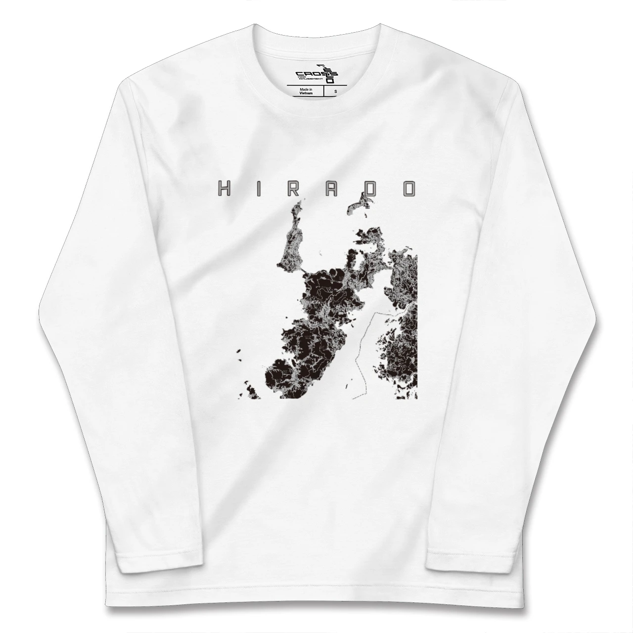 【平戸(長崎県)】地図柄ロングスリーブTシャツ
