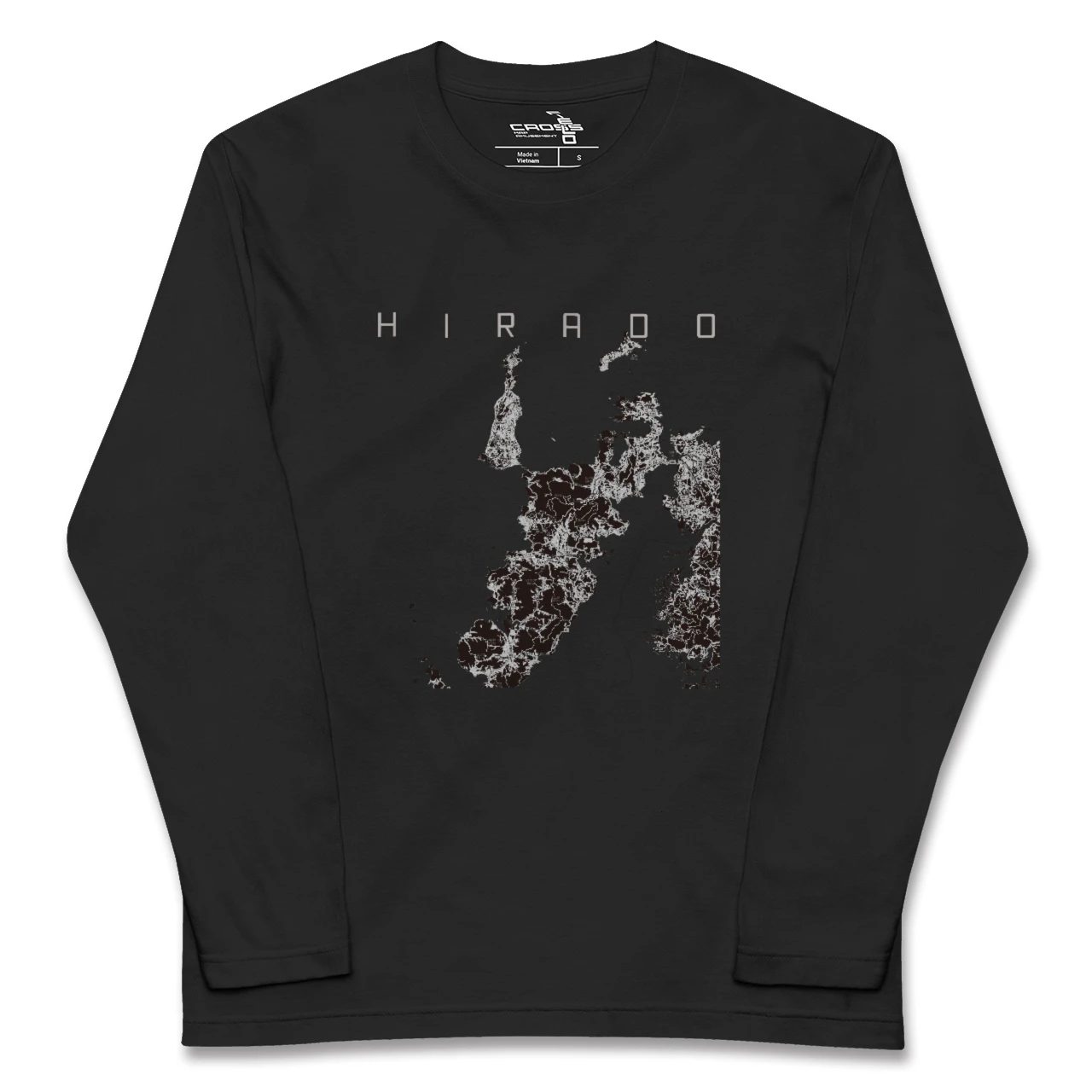 【平戸(長崎県)】地図柄ロングスリーブTシャツ