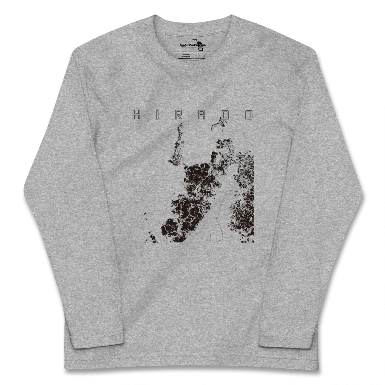 【平戸(長崎県)】地図柄ロングスリーブTシャツ