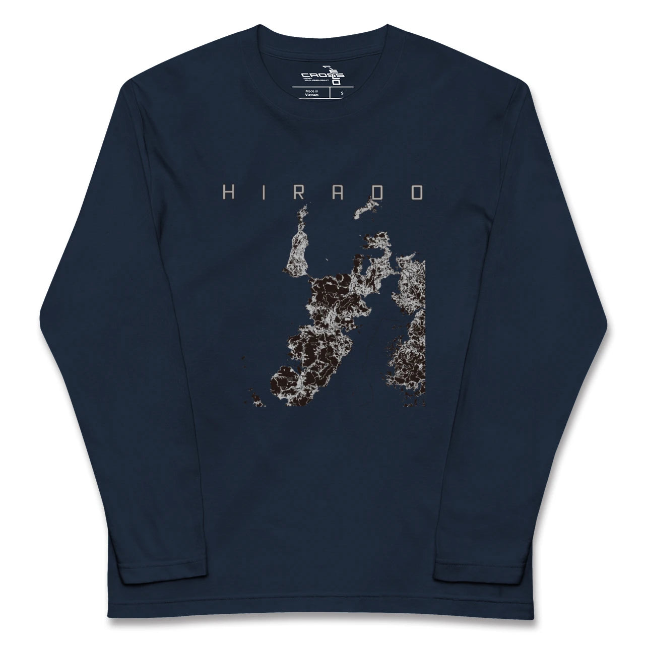 【平戸(長崎県)】地図柄ロングスリーブTシャツ
