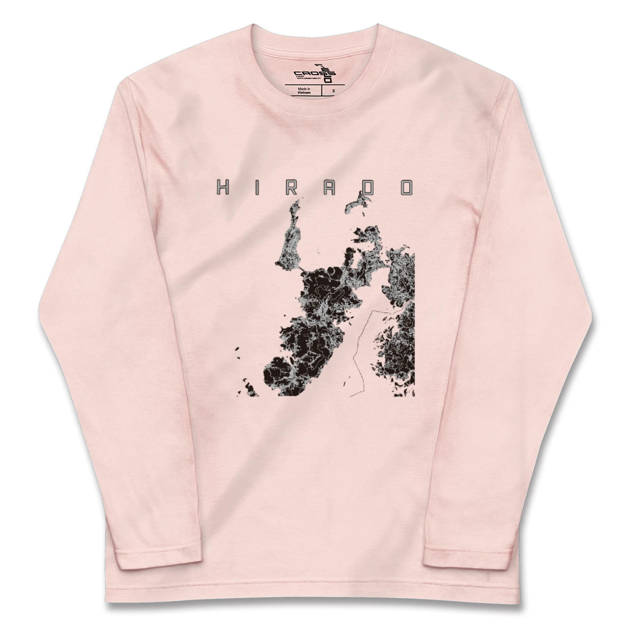 【平戸(長崎県)】地図柄ロングスリーブTシャツ