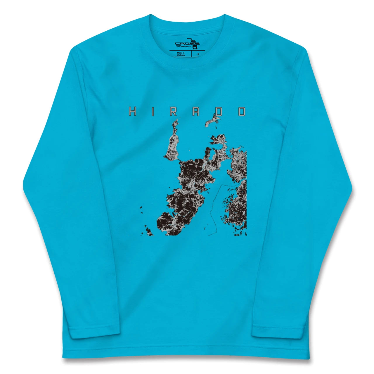 【平戸(長崎県)】地図柄ロングスリーブTシャツ