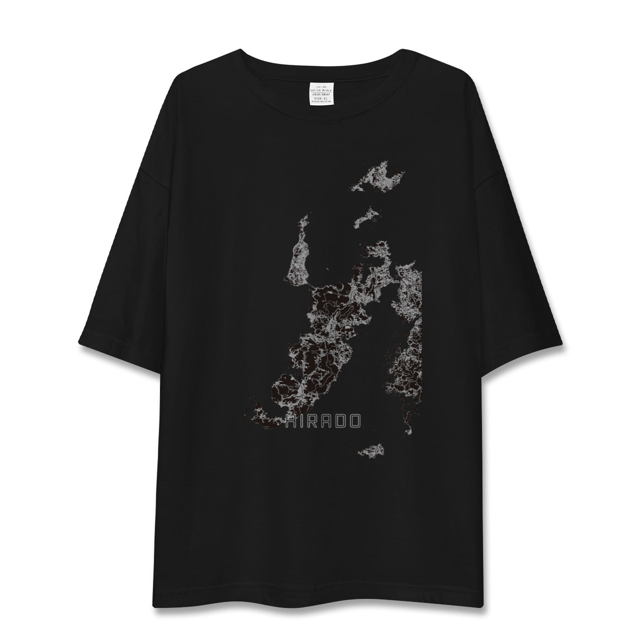 【平戸(長崎県)】地図柄ビッグシルエットTシャツ