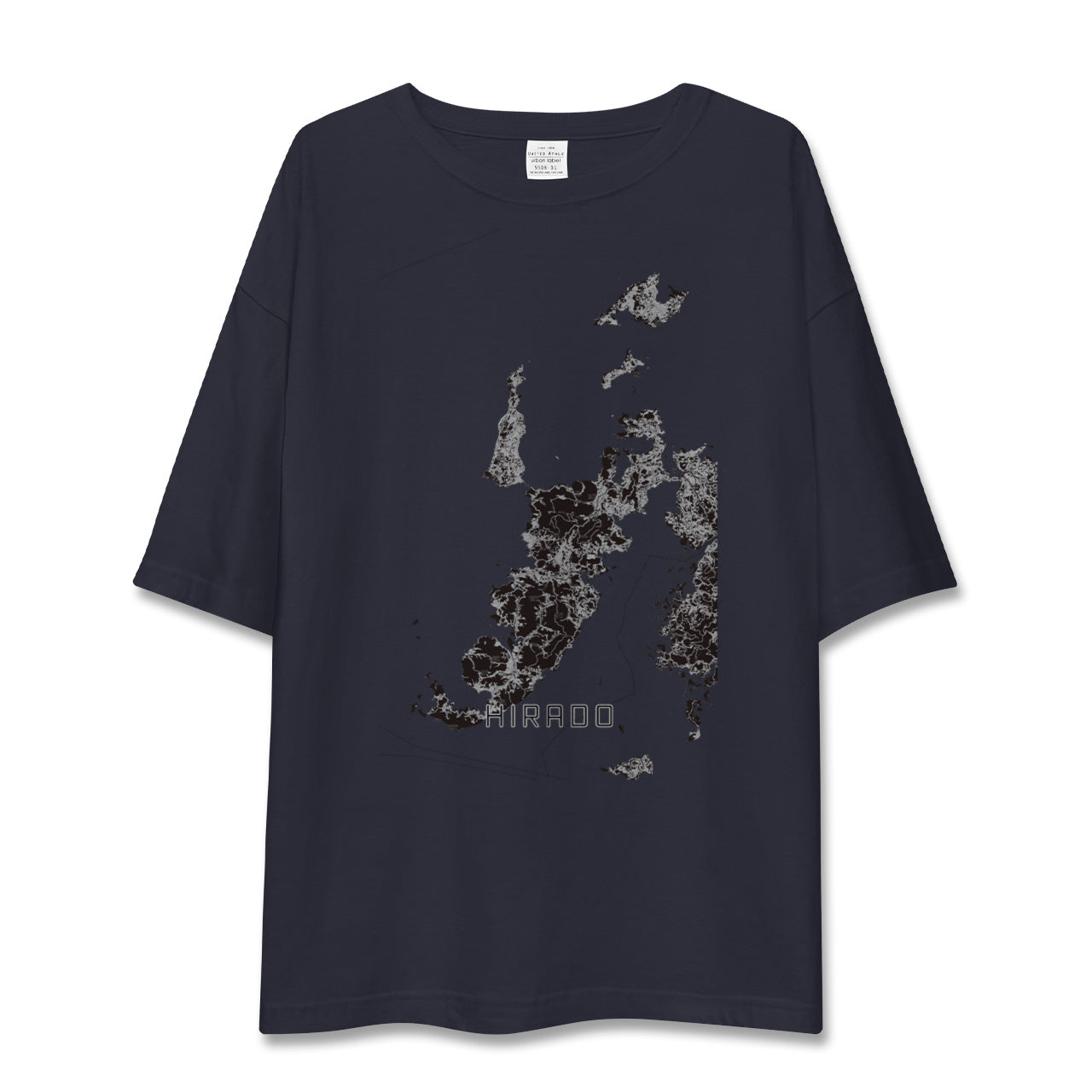 【平戸(長崎県)】地図柄ビッグシルエットTシャツ