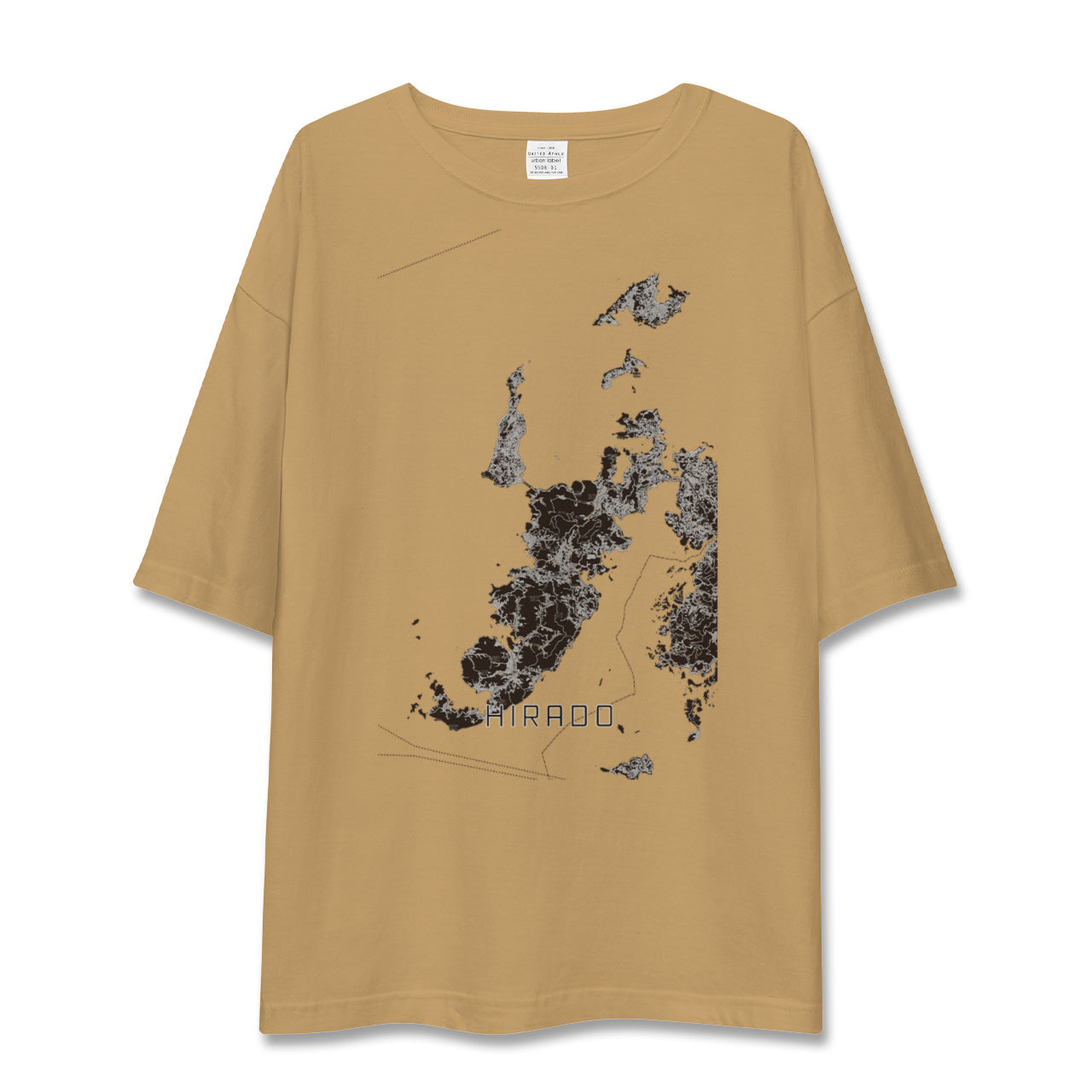 【平戸(長崎県)】地図柄ビッグシルエットTシャツ