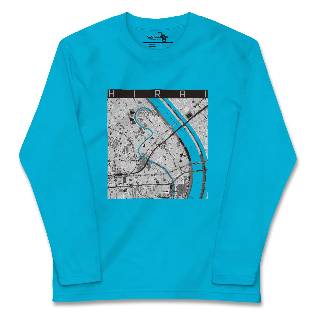 【平井(東京都)】地図柄ロングスリーブTシャツ