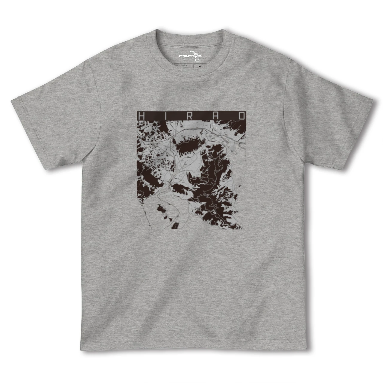 【平生(山口県)】地図柄ヘビーウェイトTシャツ
