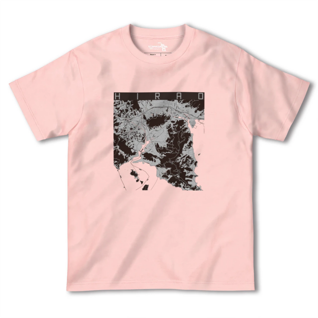 【平生(山口県)】地図柄ヘビーウェイトTシャツ