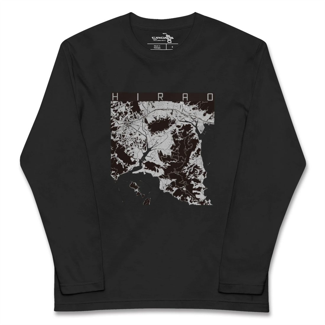 【平生(山口県)】地図柄ロングスリーブTシャツ