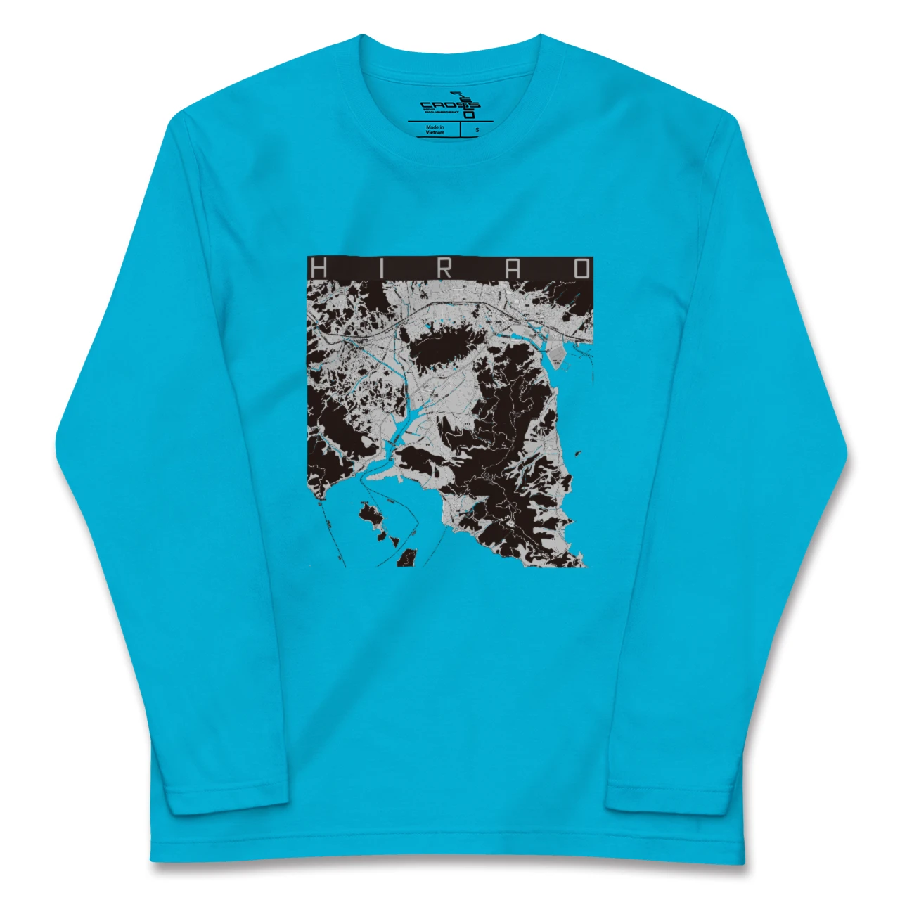 【平生(山口県)】地図柄ロングスリーブTシャツ