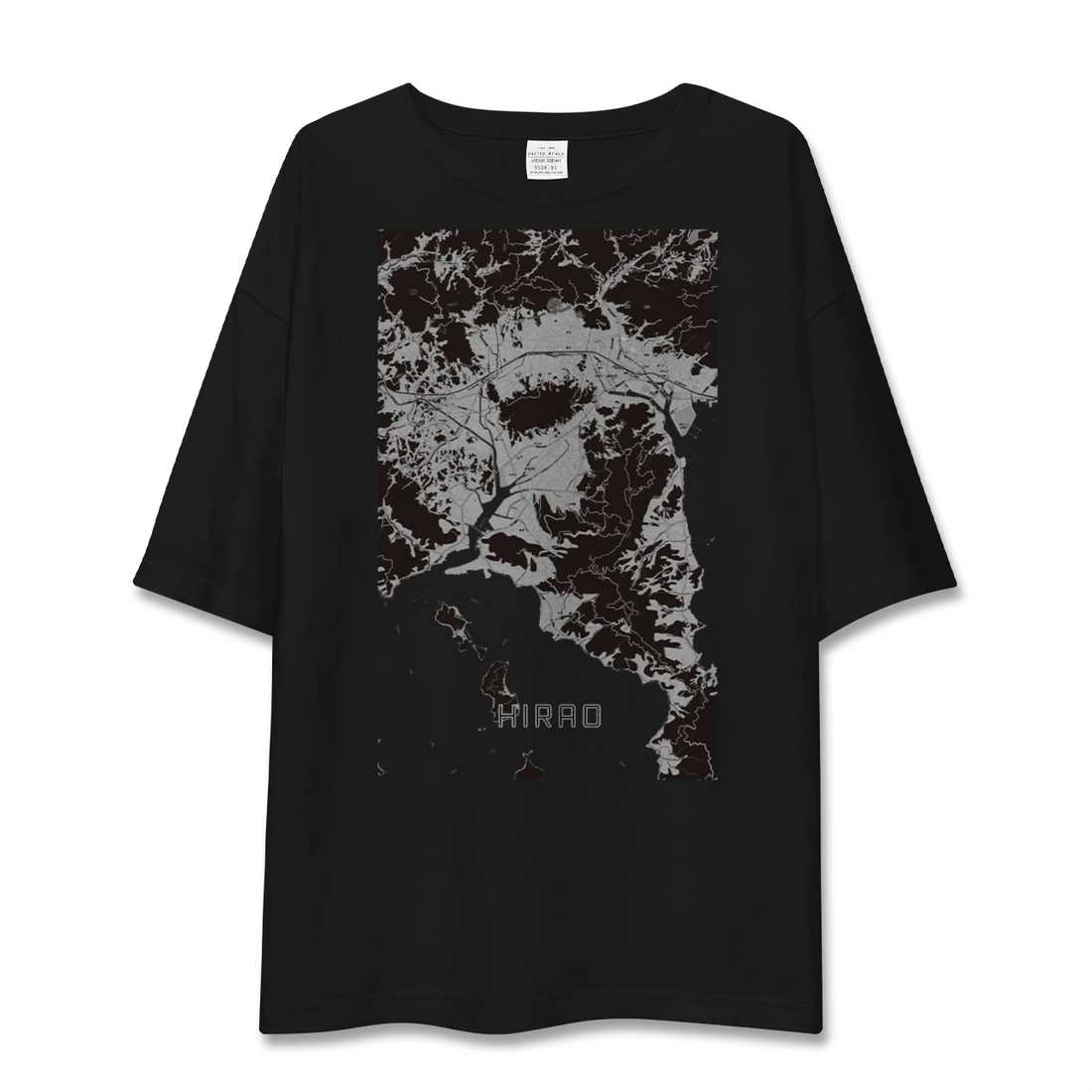 【平生(山口県)】地図柄ビッグシルエットTシャツ