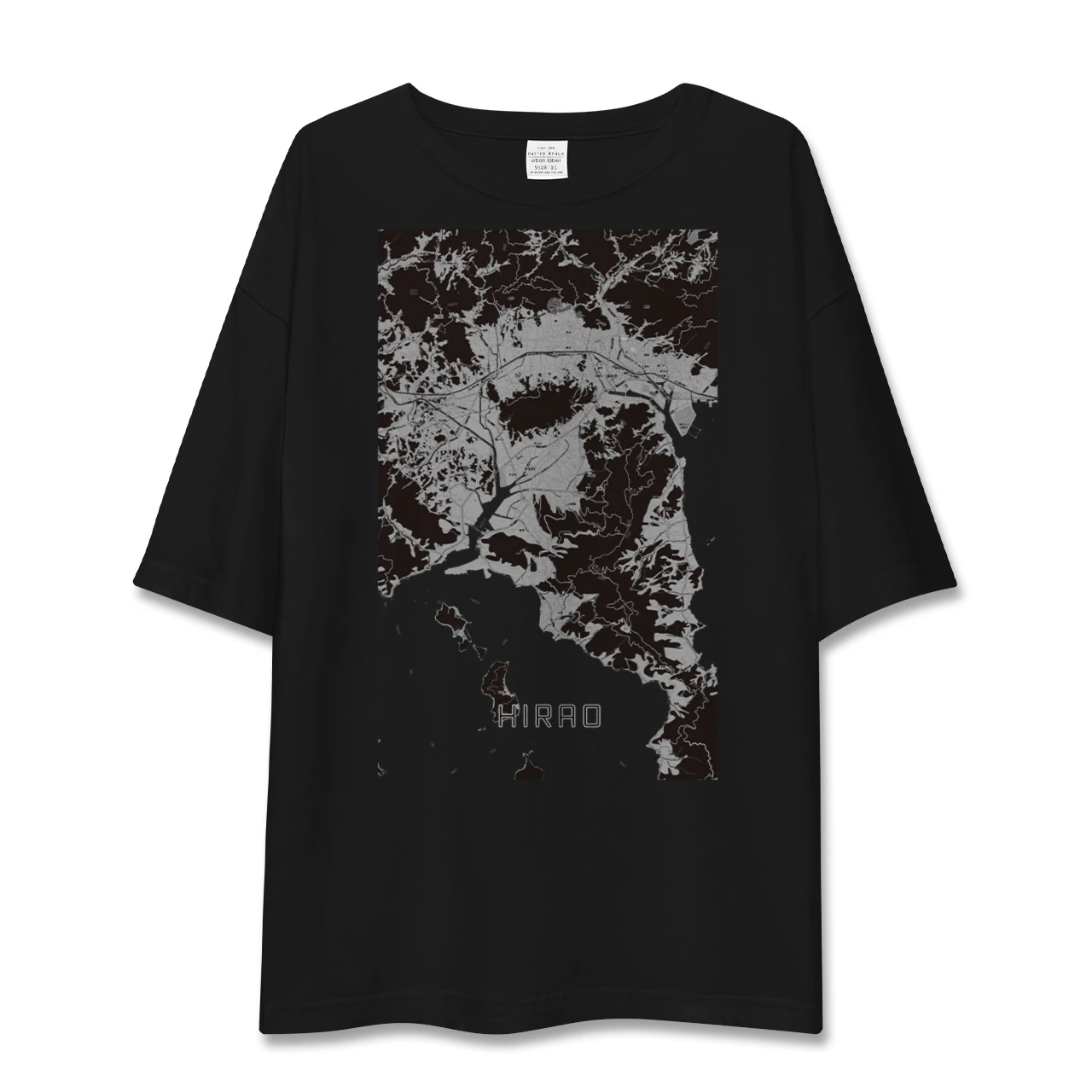 【平生(山口県)】地図柄ビッグシルエットTシャツ