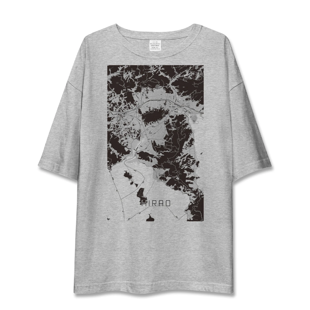 【平生(山口県)】地図柄ビッグシルエットTシャツ