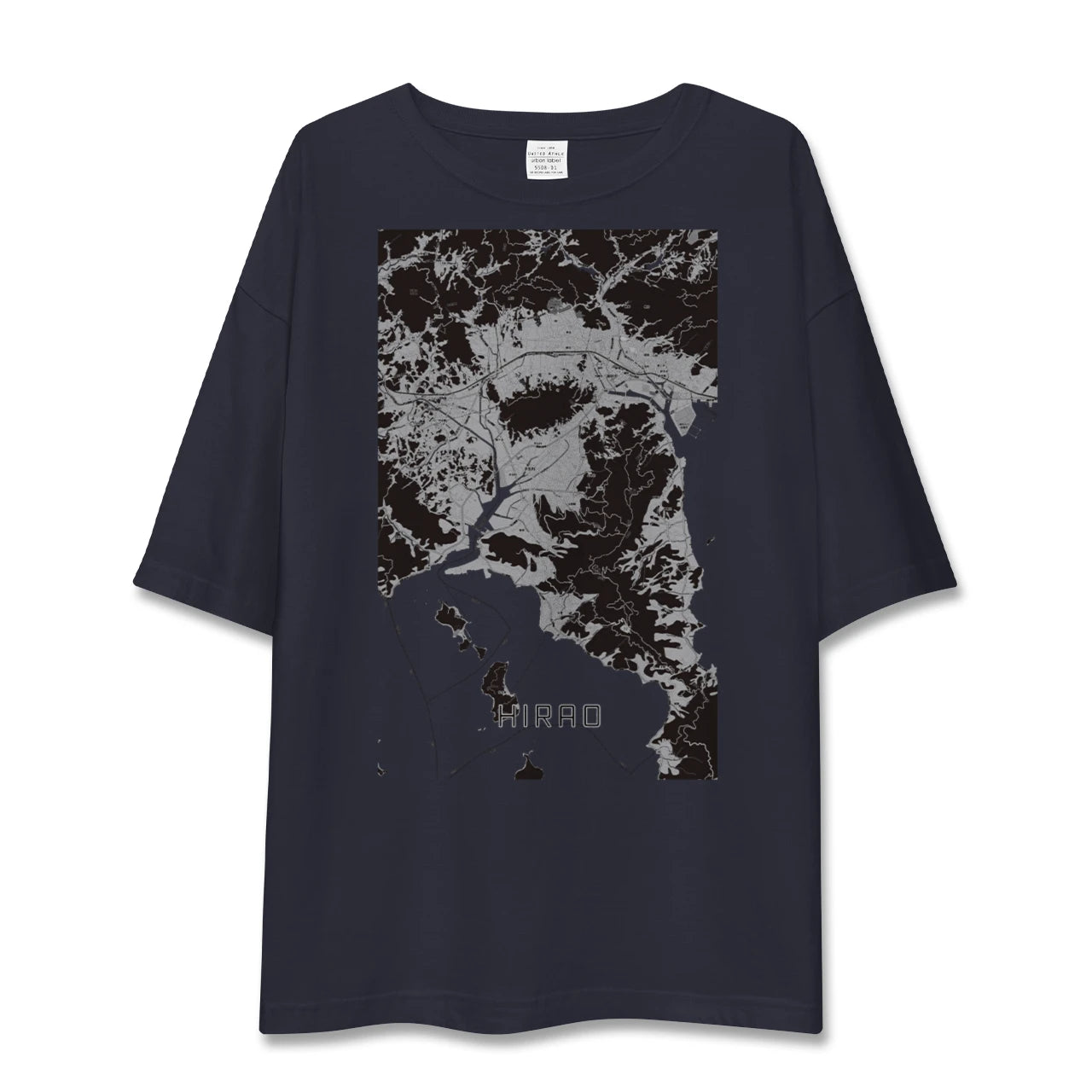【平生(山口県)】地図柄ビッグシルエットTシャツ