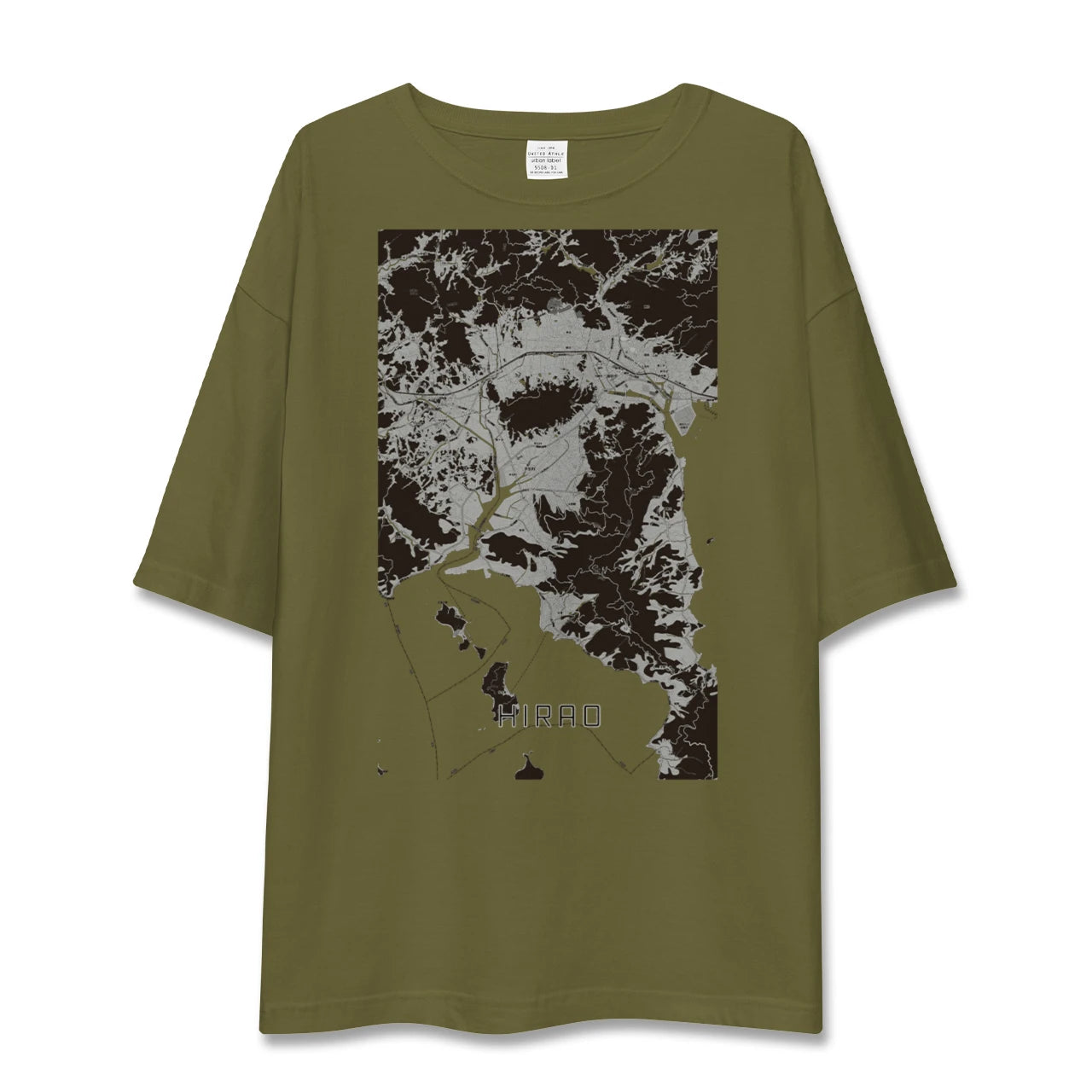 【平生(山口県)】地図柄ビッグシルエットTシャツ
