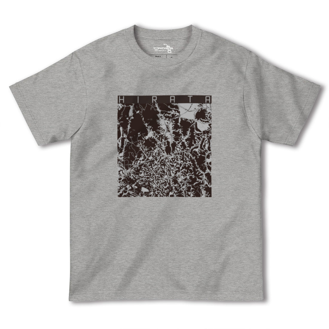 【平田(福島県)】地図柄ヘビーウェイトTシャツ