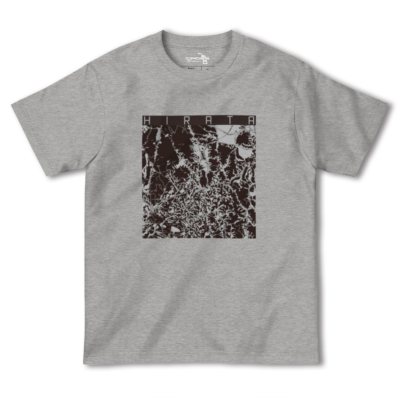 【平田(福島県)】地図柄ヘビーウェイトTシャツ