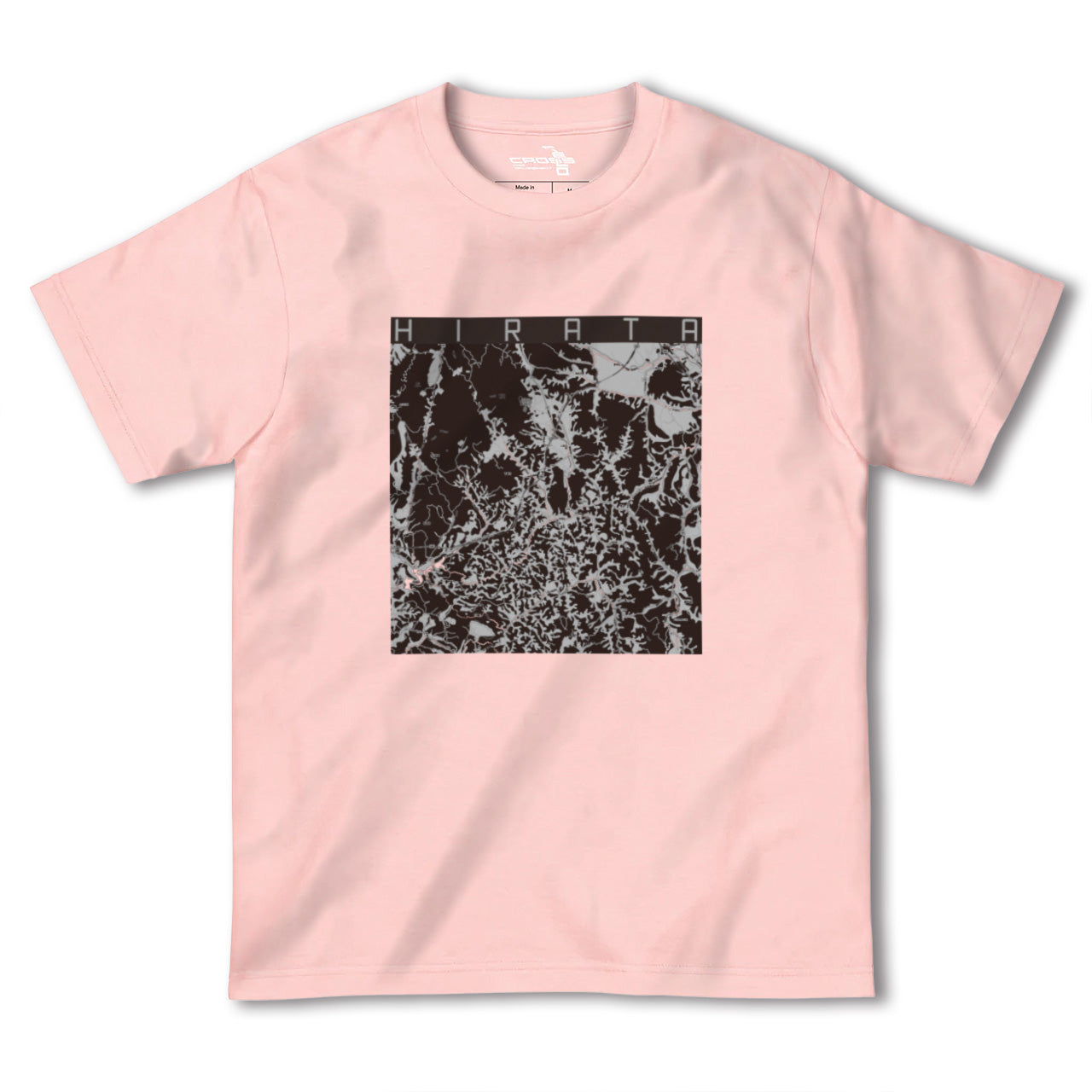 【平田(福島県)】地図柄ヘビーウェイトTシャツ