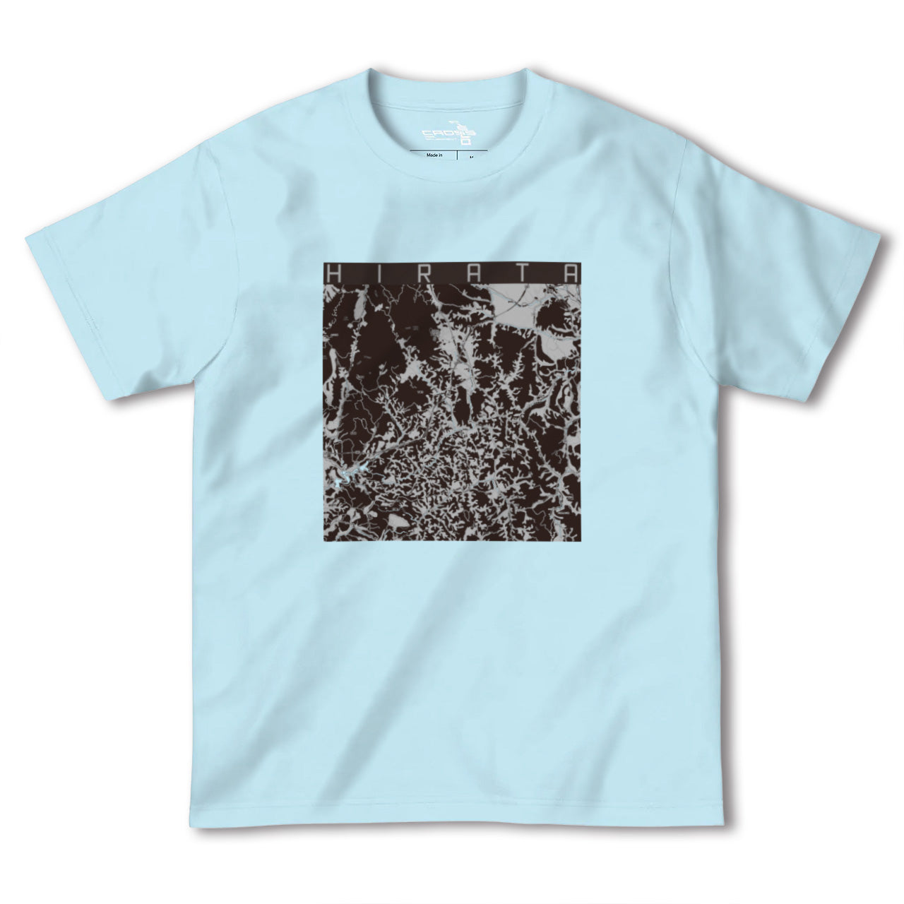 【平田(福島県)】地図柄ヘビーウェイトTシャツ