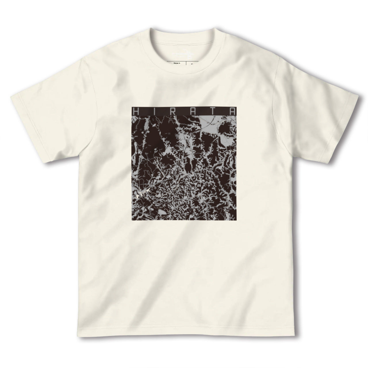 【平田(福島県)】地図柄ヘビーウェイトTシャツ