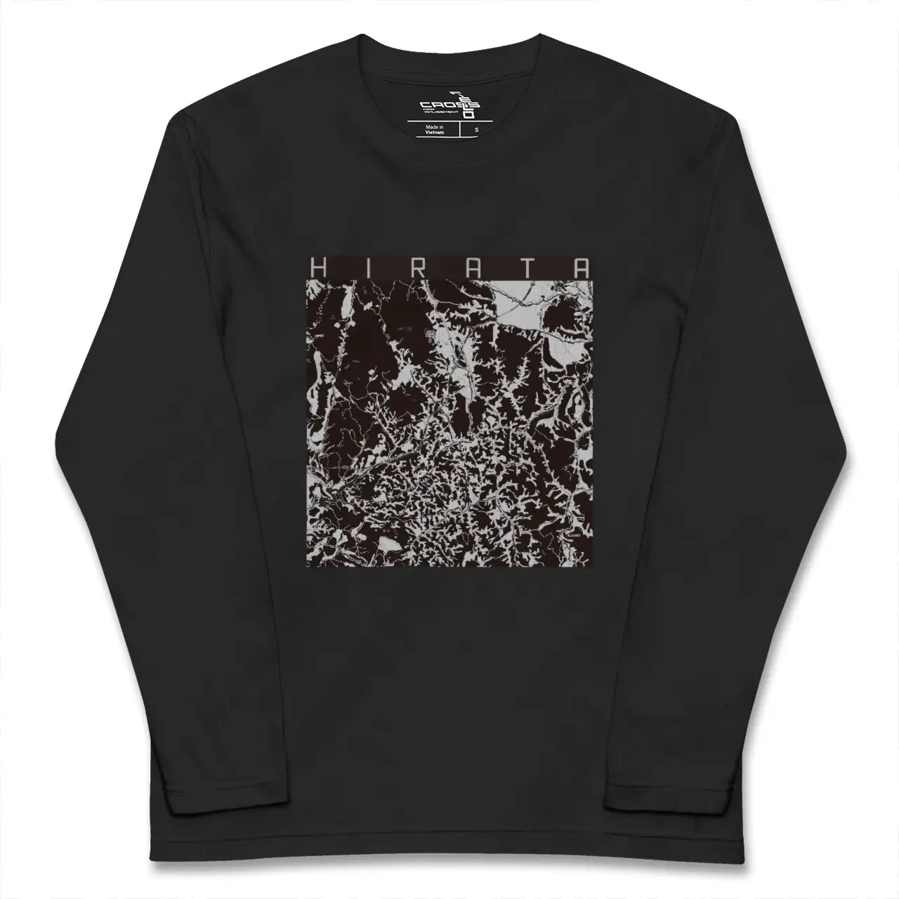 【平田(福島県)】地図柄ロングスリーブTシャツ