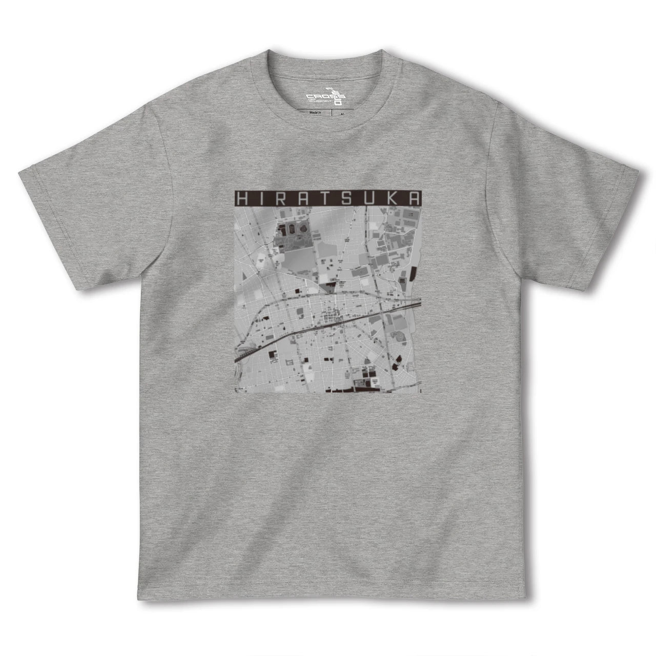 【平塚(神奈川県)】地図柄ヘビーウェイトTシャツ