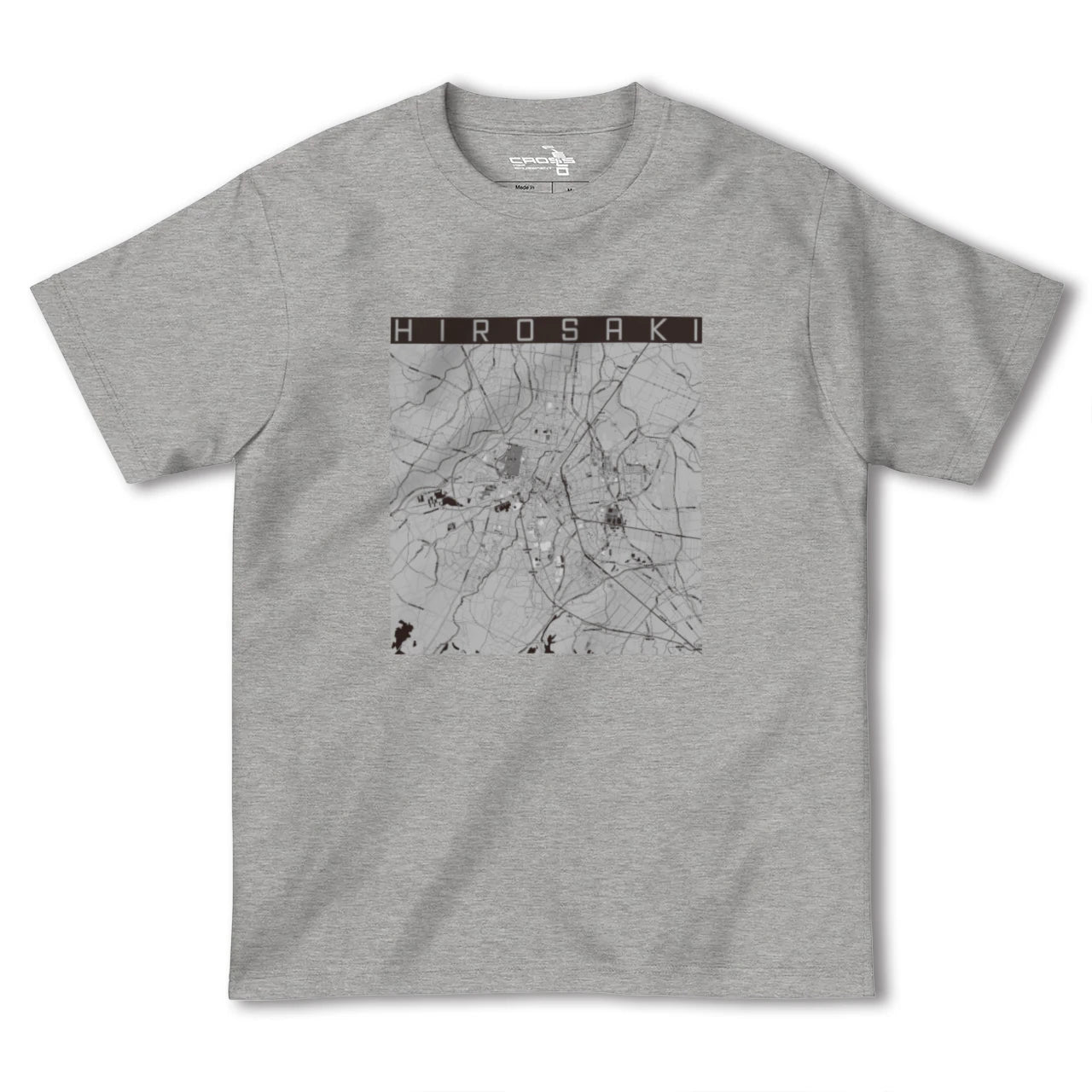 【弘前(青森県)】地図柄ヘビーウェイトTシャツ
