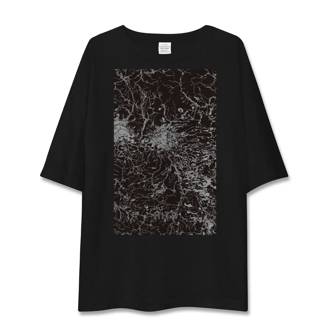 【日田(大分県)】地図柄ビッグシルエットTシャツ