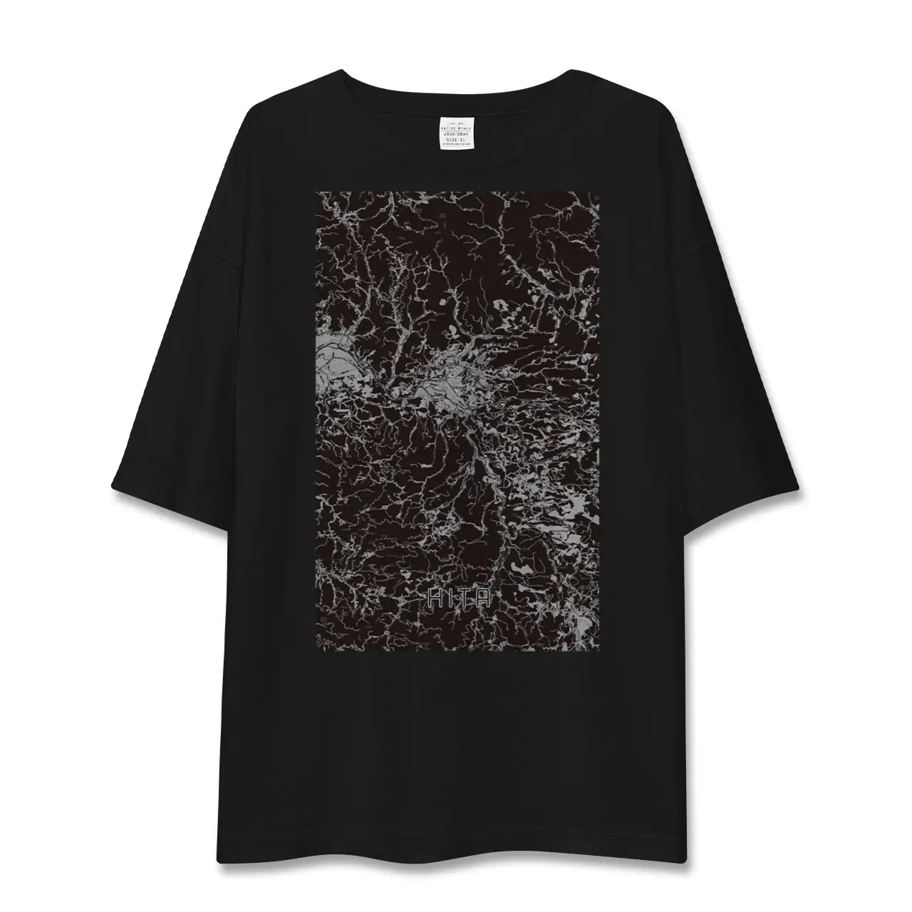 【日田(大分県)】地図柄ビッグシルエットTシャツ