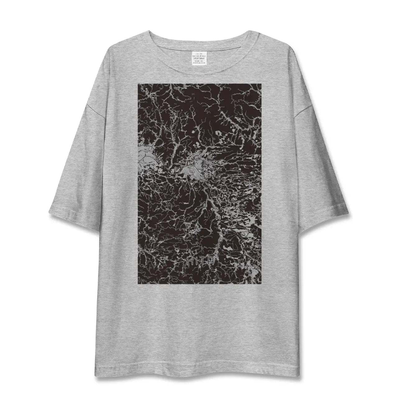 【日田(大分県)】地図柄ビッグシルエットTシャツ