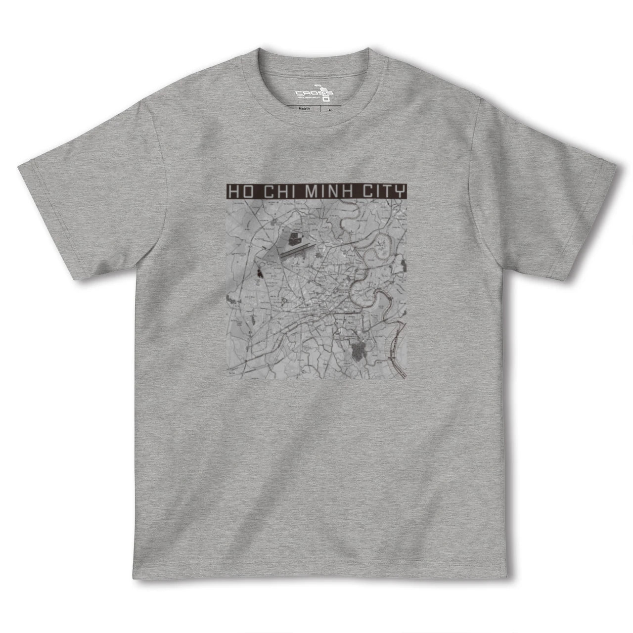 【ホーチミン(ベトナム)】地図柄ヘビーウェイトTシャツ