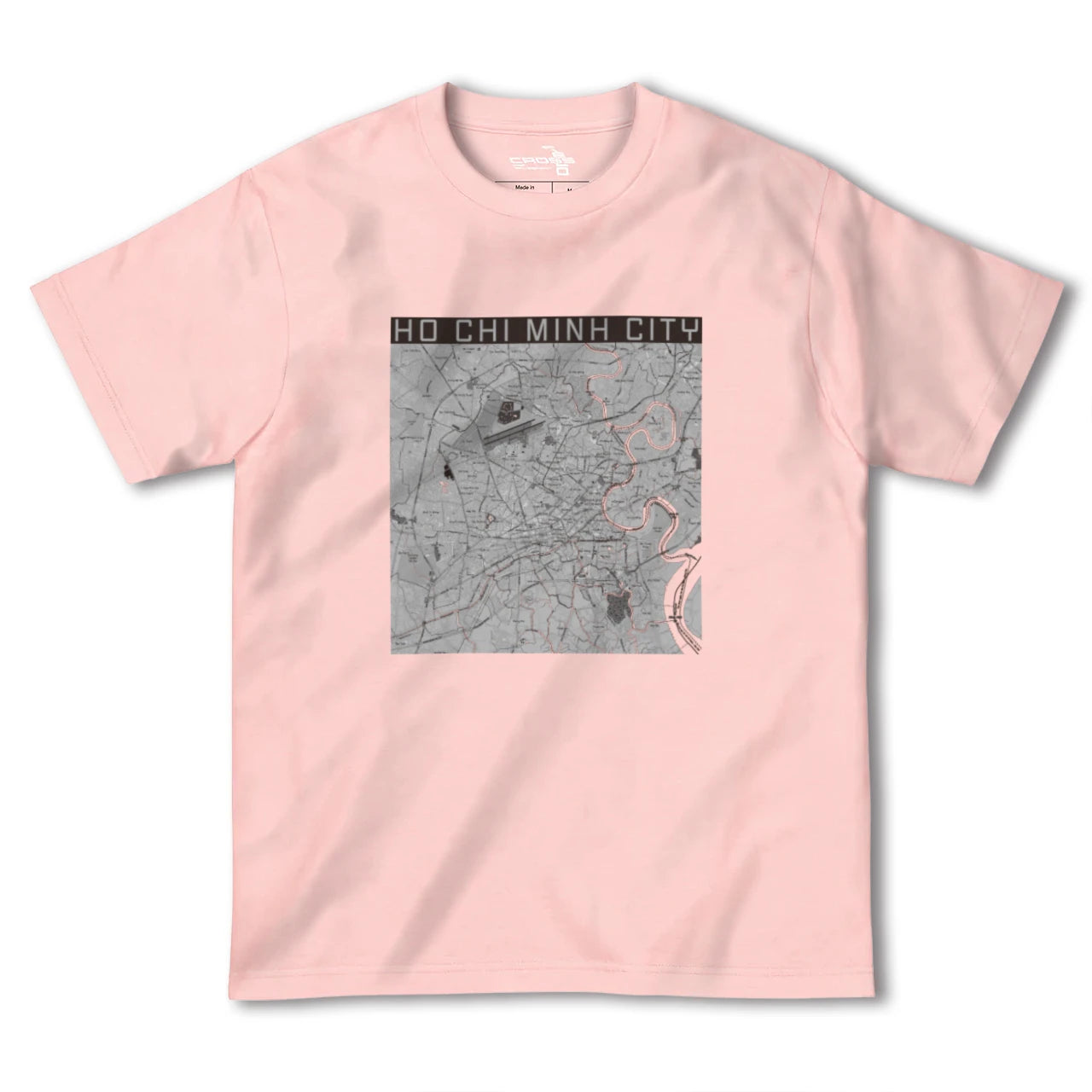 【ホーチミン(ベトナム)】地図柄ヘビーウェイトTシャツ