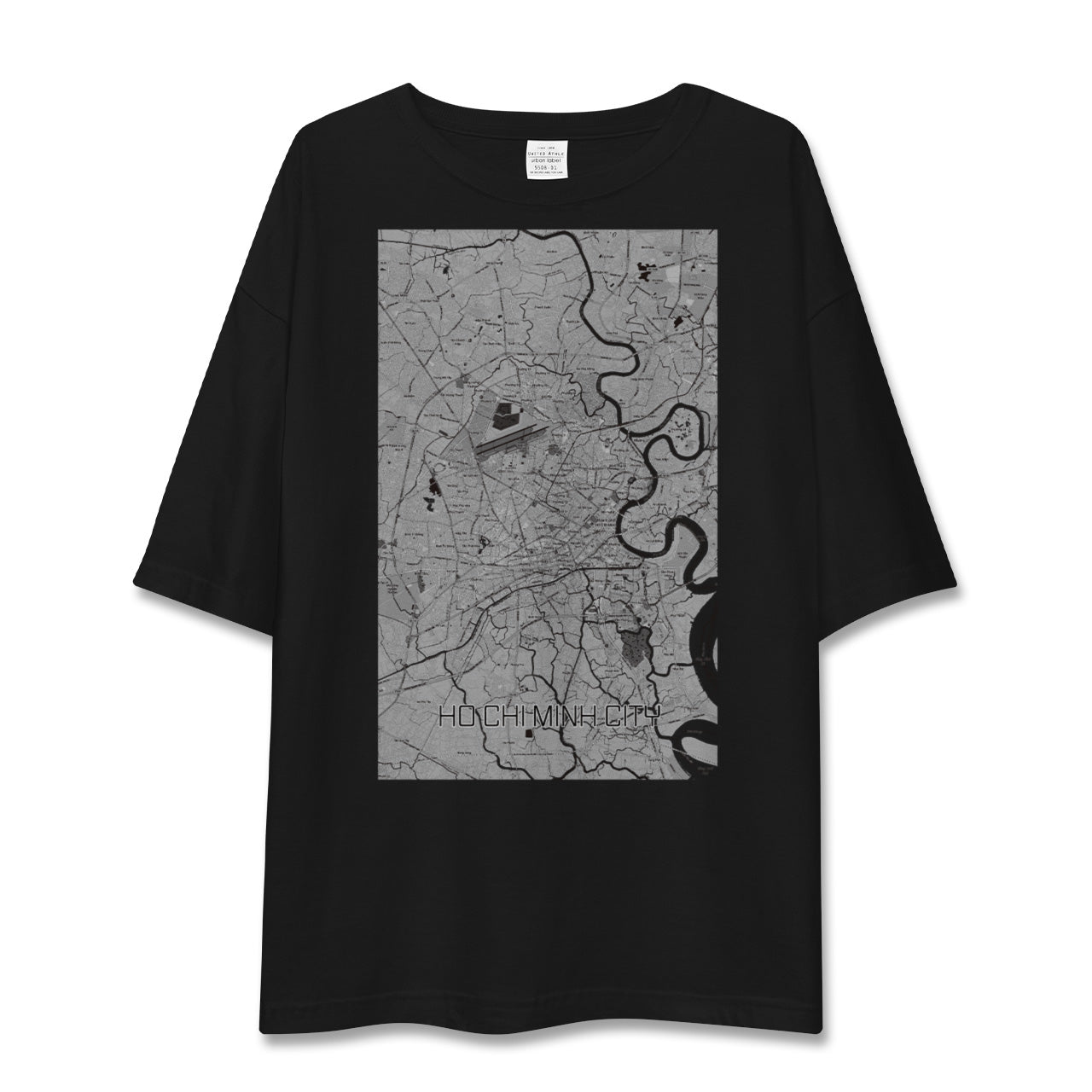【ホーチミン(ベトナム)】地図柄ビッグシルエットTシャツ